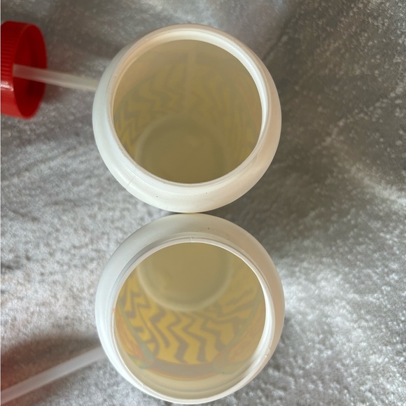 Vintage Coca Cola Water Bottle w/Straw and Lid Can't Beat The Real Thing (2) - Picture 8 of 8